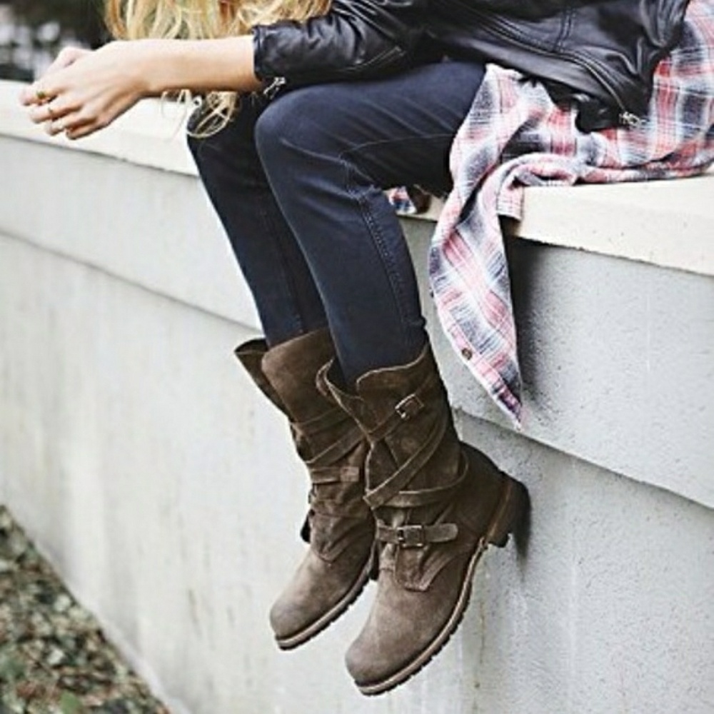 Free People Jennifer Tanker Boots